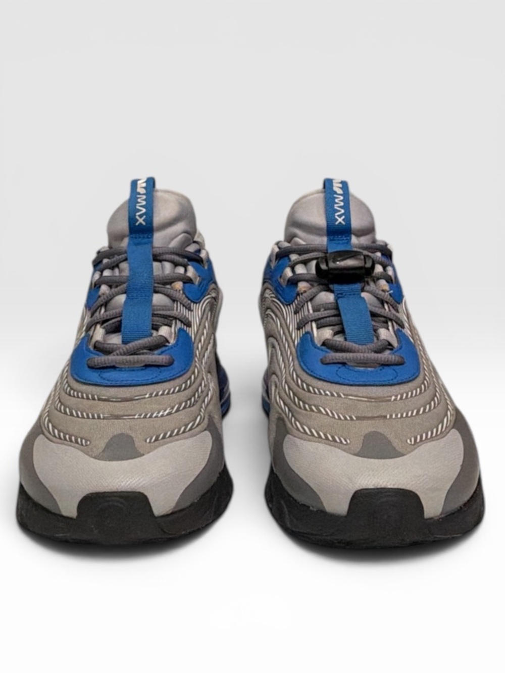 Nike Air Max 270 React ENG “Battle Blue” Mens Size 11 Silver Black CJ0579-001